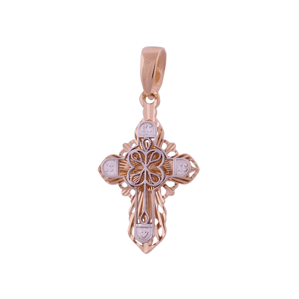 Золотой крестик 501599 детальное изображение ювелирного изделия Декоративные золотые крестики Золотой крестик 501599 детальное изображение ювелирного изделия Декоративные золотые крестики