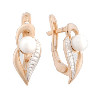 Серебряные серьги СК3Ж/029 детальное изображение ювелирного изделия Серьги с позолотой Серебряные серьги СК3Ж/029 детальное изображение ювелирного изделия Серьги с позолотой