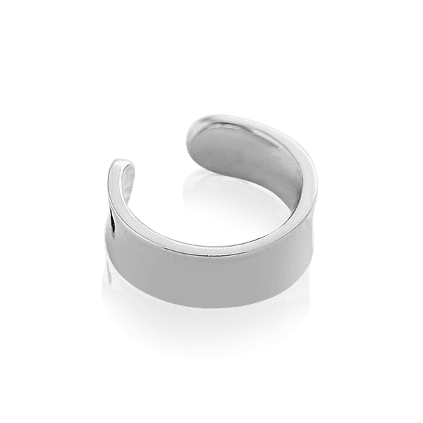 Одинарная каффа из белого золота 585 на хрящ уха 033190 детальное изображение ювелирного изделия Золотые одинарные серьги Одинарная каффа из белого золота 585 на хрящ уха 033190 детальное изображение ювелирного изделия Золотые одинарные серьги