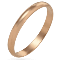обзорное фото Легкое золотое кольцо обручальное Лебединая верность 033346  Классические обручальные кольца из золота
