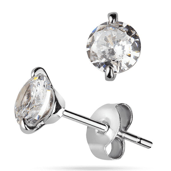 Серебряные серьги - пусеты на зажиме с белыми фианитами 925 пробы 039587 детальное изображение ювелирного изделия Серебряные серьги с камнями Серебряные серьги - пусеты на зажиме с белыми фианитами 925 пробы 039587 детальное изображение ювелирного изделия Серебряные серьги с камнями