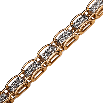 Жесткий браслет из золота фото