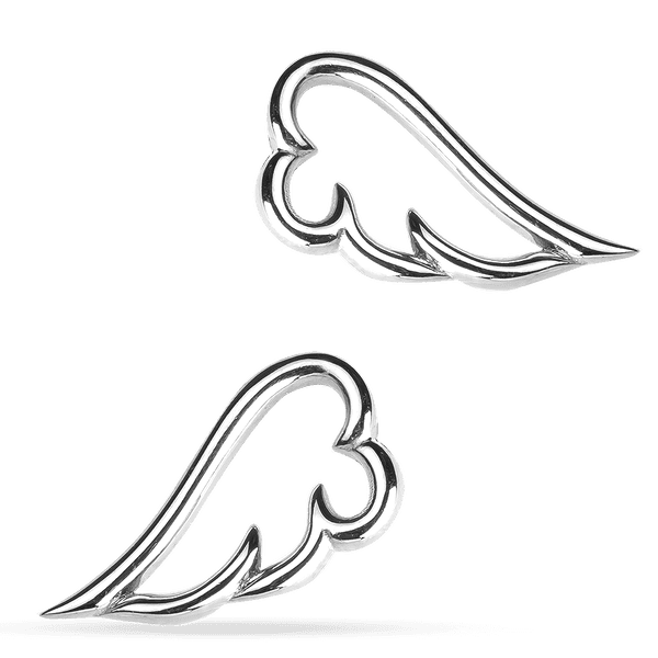 золоті сережки пусети у вигляді крила  золоті сережки пусети у вигляді крила