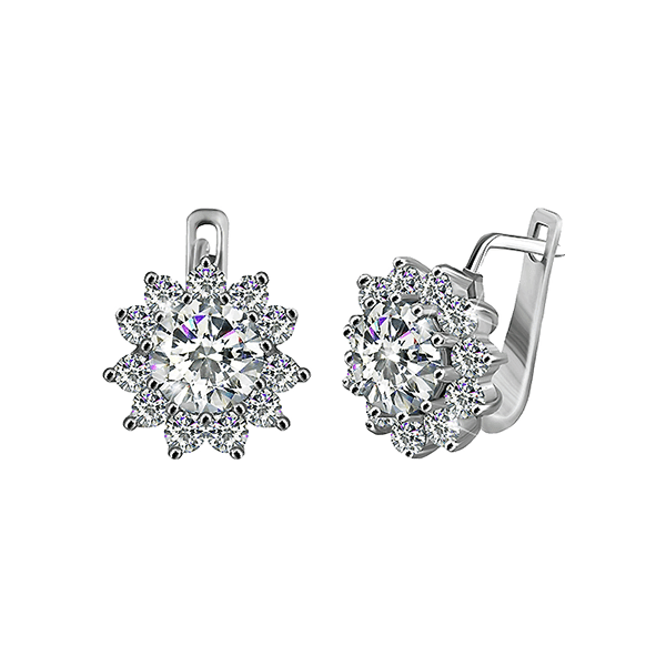 Серебряные серьги СК2Ф/379 детальное изображение ювелирного изделия Серебряные серьги с камнями Серебряные серьги СК2Ф/379 детальное изображение ювелирного изделия Серебряные серьги с камнями