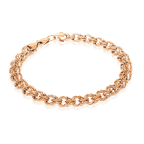 обзорное фото Золотой браслет мужской Бисмарк 034102 Золотые браслеты обзорное фото Золотой браслет мужской Бисмарк 034102  Золотые браслеты