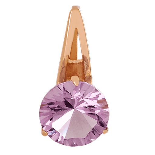 Золотий кулон з аметистом 023740 детальне зображення ювелірного виробу Золотий кулон з аметистом 023740 детальне зображення ювелірного виробу