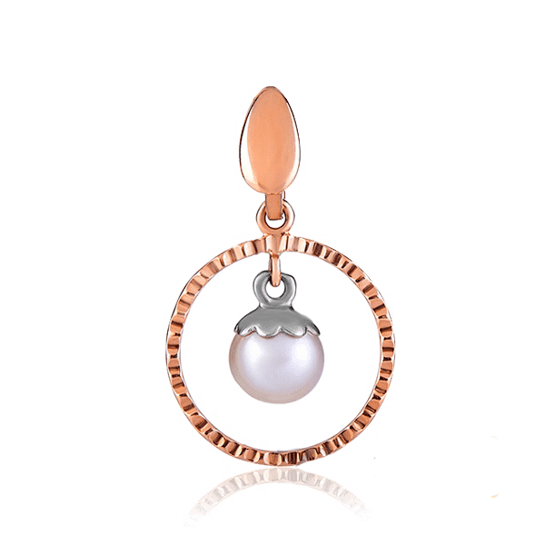 Золотий кулон з перлиною 028872 детальне зображення ювелірного виробу Золотий кулон з перлиною 028872 детальне зображення ювелірного виробу