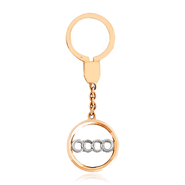 Золотой брелок логотип Ауди 036490 детальное изображение ювелирного изделия Брелок из золота Золотой брелок логотип Ауди 036490 детальное изображение ювелирного изделия Брелок из золота