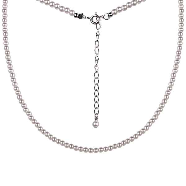 Жемчужное колье с серебряным замочком 038361 детальное изображение ювелирного изделия Серебряные колье Жемчужное колье с серебряным замочком 038361 детальное изображение ювелирного изделия Серебряные колье