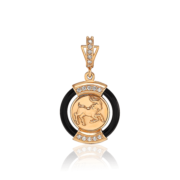 Козерог золотой кулон Козерог золотой кулон