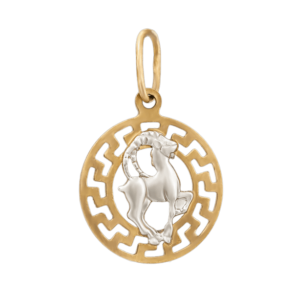 Золотой подвес Козерог 63133 детальное изображение ювелирного изделия Золотые подвески знаки зодиака Золотой подвес Козерог 63133 детальное изображение ювелирного изделия Золотые подвески знаки зодиака