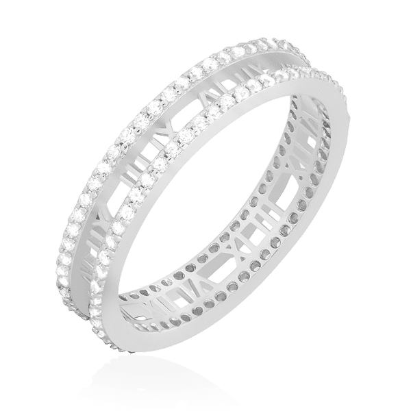 Серебряное кольцо  с фианитами 024690 детальное изображение ювелирного изделия Серебряные кольца с фианитом Серебряное кольцо  с фианитами 024690 детальное изображение ювелирного изделия Серебряные кольца с фианитом