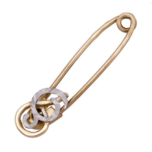 Золотая булавка 09040 детальное изображение ювелирного изделия Золотые булавки Золотая булавка 09040 детальное изображение ювелирного изделия Золотые булавки