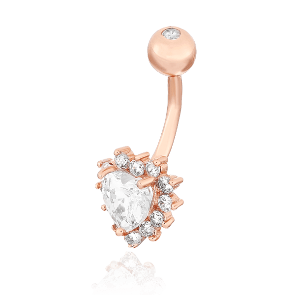 Серебряный пирсинг Сердце с фианитами 025090 детальное изображение ювелирного изделия Серебряные серьги для пирсинга Серебряный пирсинг Сердце с фианитами 025090 детальное изображение ювелирного изделия Серебряные серьги для пирсинга