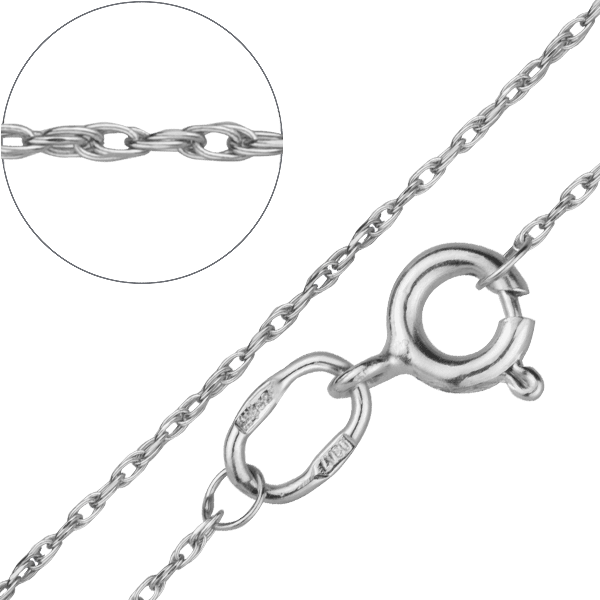 Цепочка Халат в белом золоте без вставок 027481 детальное изображение ювелирного изделия Халат плетение золотых цепочек Цепочка Халат в белом золоте без вставок 027481 детальное изображение ювелирного изделия Халат плетение золотых цепочек