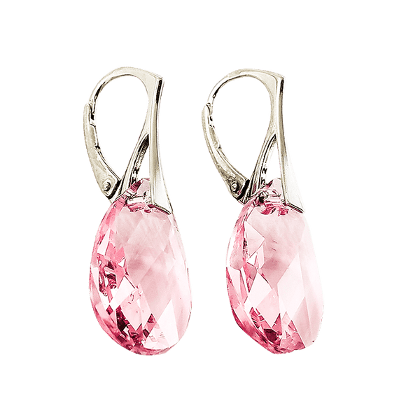 Серебряные серьги Розовая шпинель с Кристаллами Сваровски 025984 детальное изображение ювелирного изделия Серебряные серьги с Кристаллами Сваровски Серебряные серьги Розовая шпинель с Кристаллами Сваровски 025984 детальное изображение ювелирного изделия Серебряные серьги с Кристаллами Сваровски
