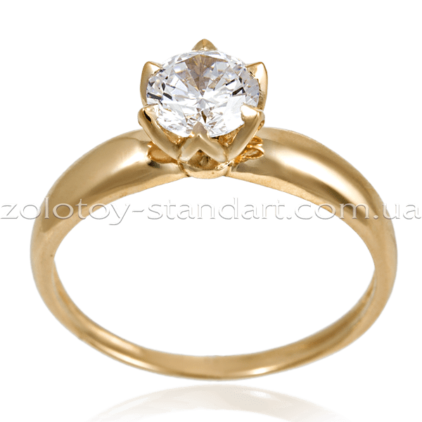 Золотое кольцо Корона 049 детальное изображение ювелирного изделия Золотые кольца для помолвки с цирконием Золотое кольцо Корона 049 детальное изображение ювелирного изделия Золотые кольца для помолвки с цирконием