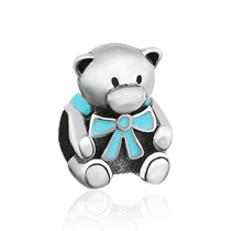 обзорное фото Серебряный подвес-шарм Мишка с бантиком 025011 Серебряные подвесы-шармы (бусины) обзорное фото Серебряный подвес-шарм Мишка с бантиком 025011  Серебряные подвесы-шармы (бусины)