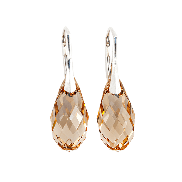 Серебряные серьги Топазовая дымка с Кристаллами Сваровски 025981 детальное изображение ювелирного изделия Серебряные серьги с Кристаллами Сваровски Серебряные серьги Топазовая дымка с Кристаллами Сваровски 025981 детальное изображение ювелирного изделия Серебряные серьги с Кристаллами Сваровски
