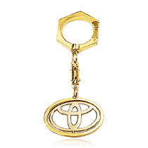 обзорное фото Ювелирный брелок из золота Toyota 036494 Брелок из золота обзорное фото Ювелирный брелок из золота Toyota 036494  Брелок из золота