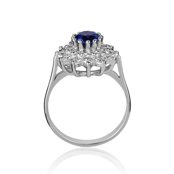 Золотое кольцо с сапфиром Золотое кольцо с сапфиром