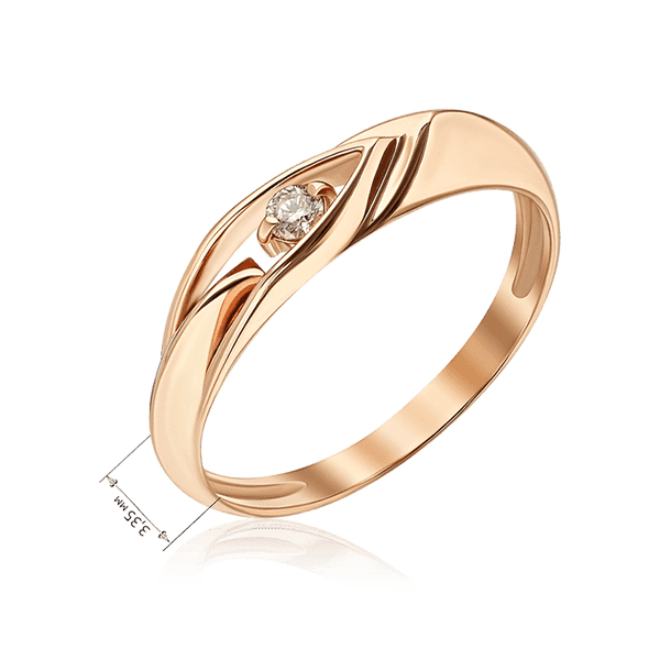 Кольцо золотое женское с бриллиантами Кольцо золотое женское с бриллиантами