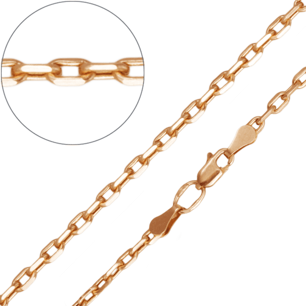 Золотая цепочка Якорное 12634 детальное изображение ювелирного изделия Якорная цепочка золотая