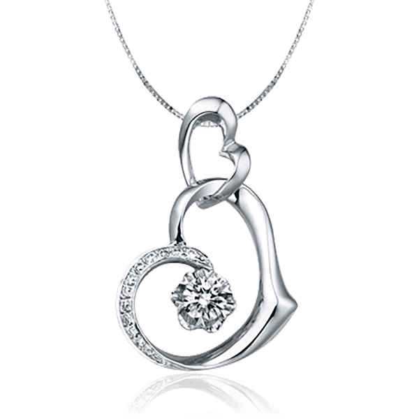 Золотой подвес с бриллиантами Сердце 035748 детальное изображение ювелирного изделия Золотые подвески Золотой подвес с бриллиантами Сердце 035748 детальное изображение ювелирного изделия Золотые подвески