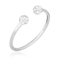 обзорное фото Серебряное кольцо с фианитами 024687 Серебряные кольца с фианитом обзорное фото Серебряное кольцо с фианитами 024687  Серебряные кольца с фианитом