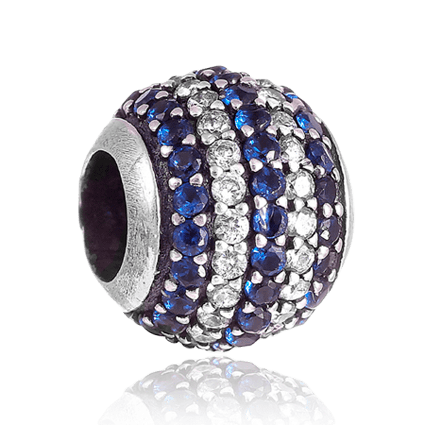 Серебряный подвес-шарм Бусинка с фианитом 024994 детальное изображение ювелирного изделия Серебряные подвесы-шармы (бусины) Серебряный подвес-шарм Бусинка с фианитом 024994 детальное изображение ювелирного изделия Серебряные подвесы-шармы (бусины)