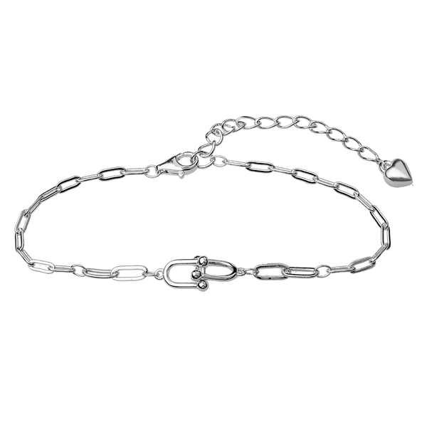 Стильный серебряный браслет без вставок 925 пробы с дополнительной цепочкой 039741 детальное изображение ювелирного изделия Серебряные женские браслеты Стильный серебряный браслет без вставок 925 пробы с дополнительной цепочкой 039741 детальное изображение ювелирного изделия Серебряные женские браслеты