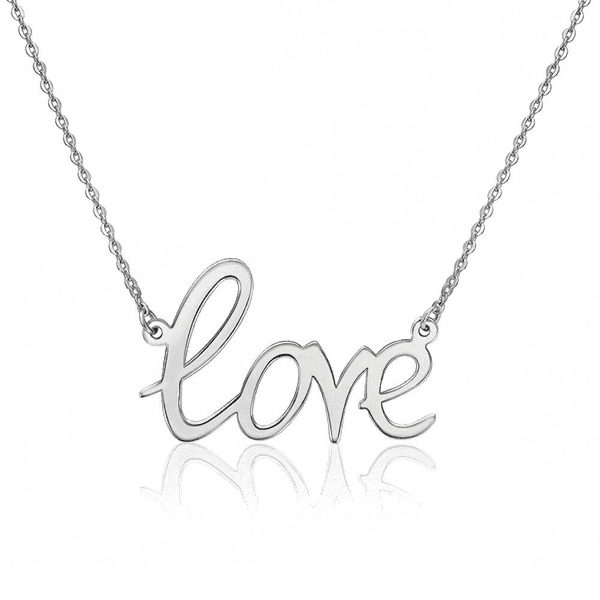 колье Love из серебра колье Love из серебра