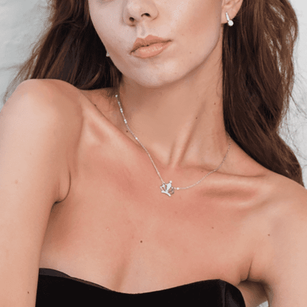 колье из серебра корона колье из серебра корона