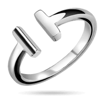 обзорное фото Серебряное кольцо с палочками без вставок 040208  Серебряные кольца без вставок