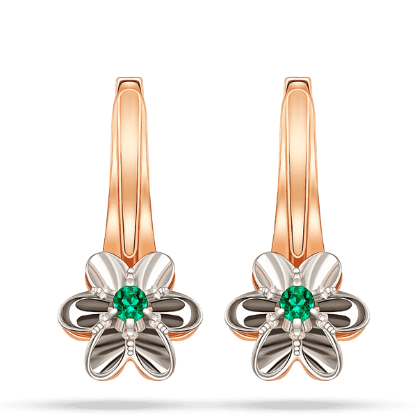 сережки смарагд сережки смарагд