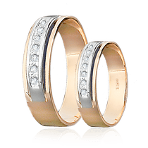 обзорное фото Обручальное кольцо с бриллиантами 023191 Обручальные кольца с бриллиантами обзорное фото Обручальное кольцо с бриллиантами 023191  Обручальные кольца с бриллиантами