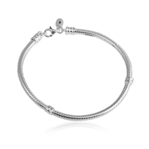 обзорное фото Серебряный браслет для подвесов шарм 024828  Серебряные браслеты для шармов