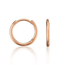 обзорное фото Сережки-кольца из золота 585 пробы 034234 Золотые серьги обзорное фото Сережки-кольца из золота 585 пробы 034234  Золотые серьги