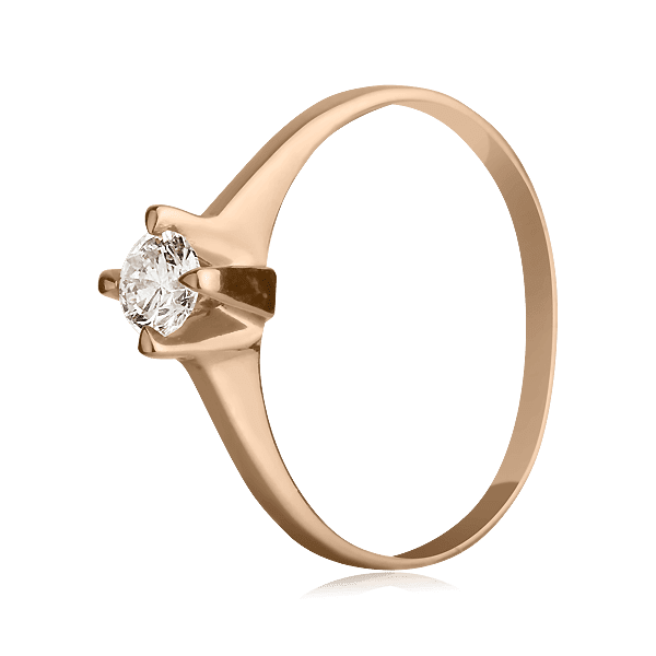 Помолвочное кольцо с бриллиантом 024095 детальное изображение ювелирного изделия Золотые кольца для помолвки с бриллиантом Помолвочное кольцо с бриллиантом 024095 детальное изображение ювелирного изделия Золотые кольца для помолвки с бриллиантом