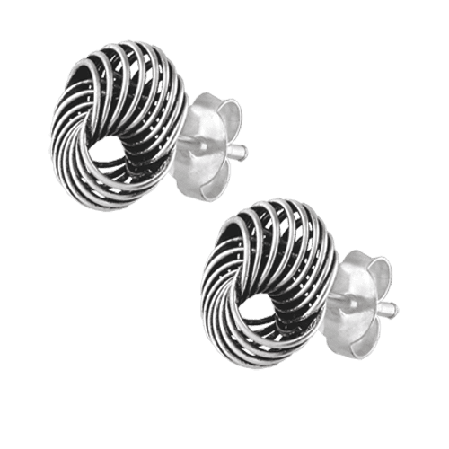 Серебряные серьги С5/022 детальное изображение ювелирного изделия Серебряные серьги без вставок Серебряные серьги С5/022 детальное изображение ювелирного изделия Серебряные серьги без вставок