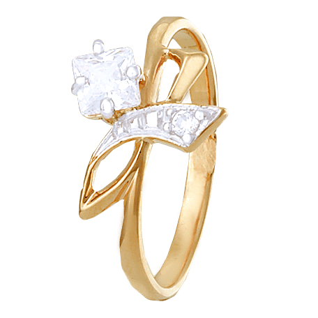 Серебряное кольцо КК3Ф/008 детальное изображение ювелирного изделия Кольца с позолотой Серебряное кольцо КК3Ф/008 детальное изображение ювелирного изделия Кольца с позолотой