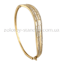 обзорное фото Золотой браслет 1,52,0468 Золотой браслет кольцом обзорное фото Золотой браслет 1,52,0468  Золотой браслет кольцом