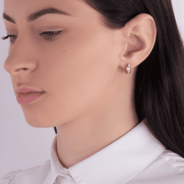 Золотые серьги с хризолитом 501610 фото Золотые серьги с хризолитом 501610 фото