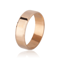 обзорное фото Золотое обручальное кольцо Американка 31187  Классические обручальные кольца из золота