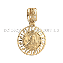 обзорное фото Золотой подвес 1,4,0768  Золотые подвески иконки