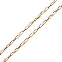 обзорное фото Золотая цепь на шею Барака 036590  Золотые цепочки