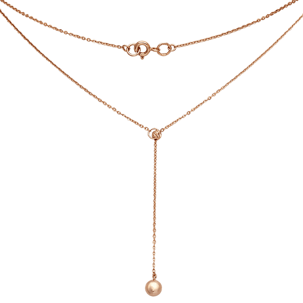 Колье из красного золота Шарик 033387 детальное изображение ювелирного изделия Золотое колье без камней Колье из красного золота Шарик 033387 детальное изображение ювелирного изделия Золотое колье без камней