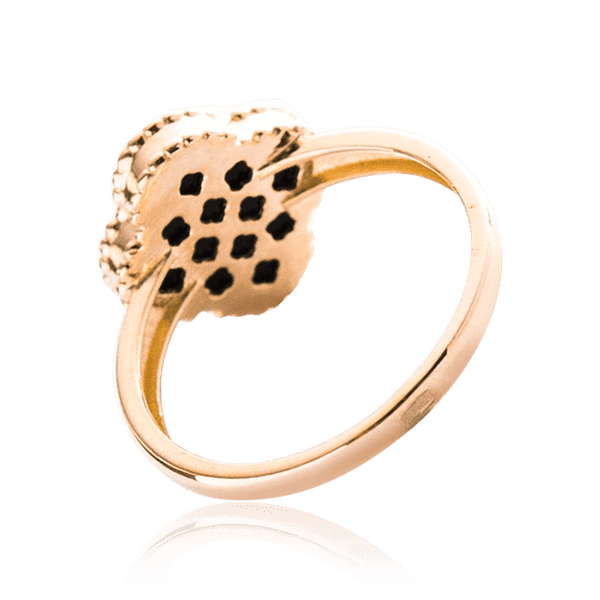 золотое колье клевер золотое колье клевер