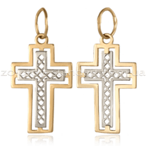 обзорное фото Золотой крестик P5  Золотые крестики