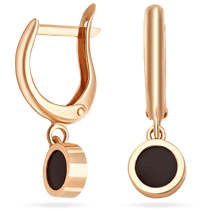 обзорное фото Золотые серьги с агатом на английской застежке 039155 Золотые серьги с агатом обзорное фото Золотые серьги с агатом на английской застежке 039155  Золотые серьги с агатом